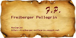 Freiberger Pellegrin névjegykártya